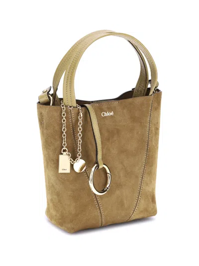 Chloé Women Suede Spin Handbag