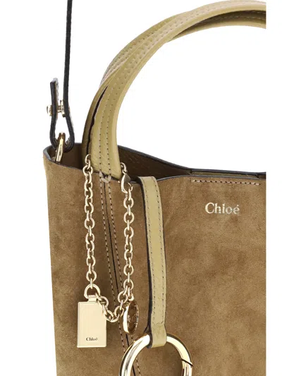 Chloé Women Suede Spin Handbag