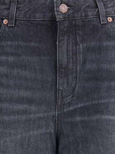 Chloé Straight Leg Trousers High Waist In Black