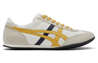 Onitsuka Tiger Machu Racer 'white Yellow Black' In Gray
