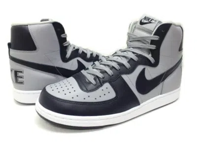 Nike Terminator High Basic Nd Leather 'blue Grey' In Black