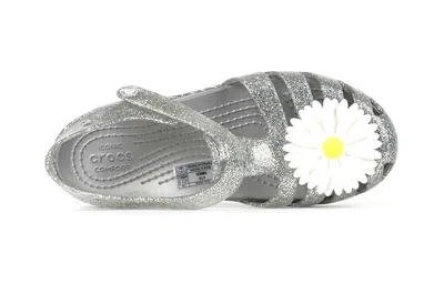 Crocs (ps)  Isabella Charm Minimalistic Casual Sandals Silver