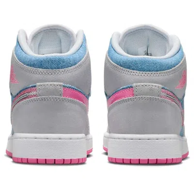 Air Jordan (gs)  1 Mid 'denim Sequin'