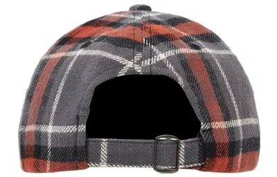 Palace Gore-tex Plaid 6-panel Cap 'red' In Neutral