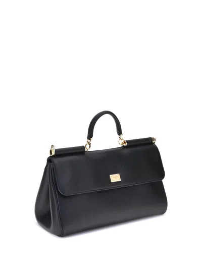 Dolce & Gabbana Medium My Sicily Bag In Black