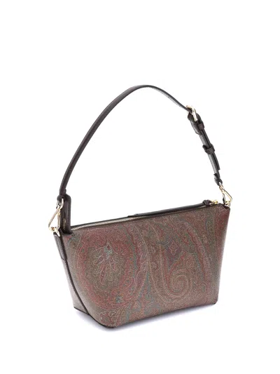 Etro Jacquard Paisley Fabric Shoulder Bag In Multi