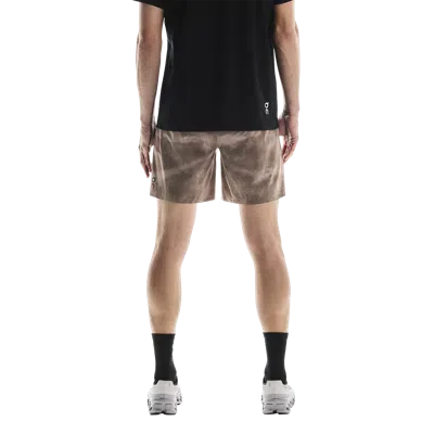 On Running 7 Performance Shorts Aop 'cinder' In Brown