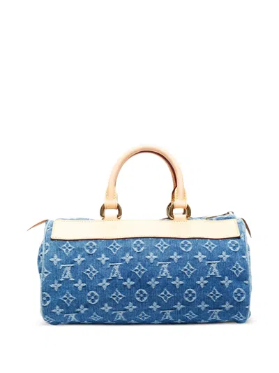 Pre-owned Louis Vuitton 2005 2005 Neo Speedy Denim Handbag