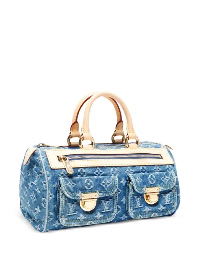 Pre-owned Louis Vuitton 2005 2005 Neo Speedy Denim Handbag