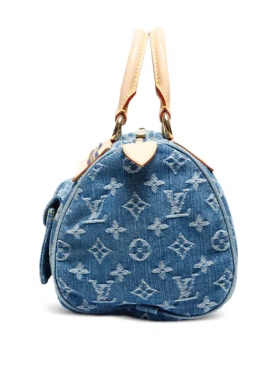 Pre-owned Louis Vuitton 2005 2005 Neo Speedy Denim Handbag
