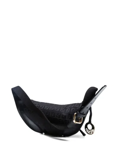 Pre-owned Fendi 2010-2020 Small Zucchino Canvas Belt Bag