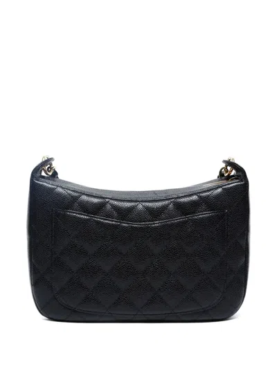 Pre-owned Chanel 2003-2004 Cc Mark Shoulder Bag In Black