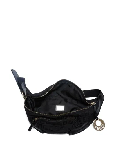 Pre-owned Fendi 2010-2020 Small Zucchino Canvas Belt Bag