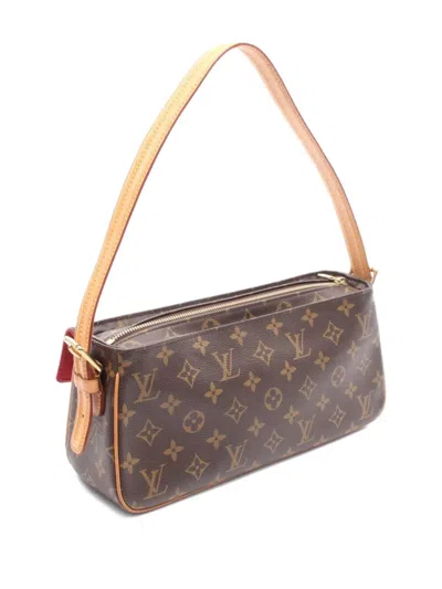 Pre-owned Louis Vuitton 2017 Vivacite Mm Shoulder Bag In Brown