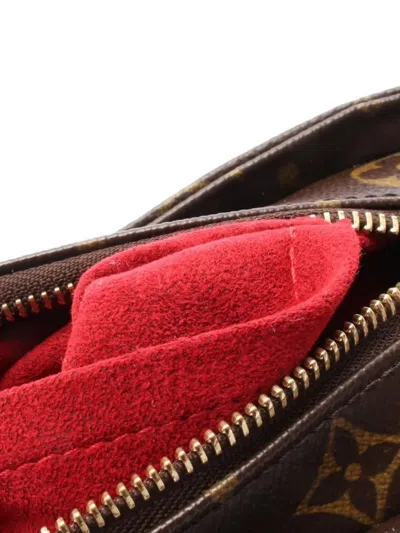 Pre-owned Louis Vuitton 2017 Vivacite Mm Shoulder Bag In Brown