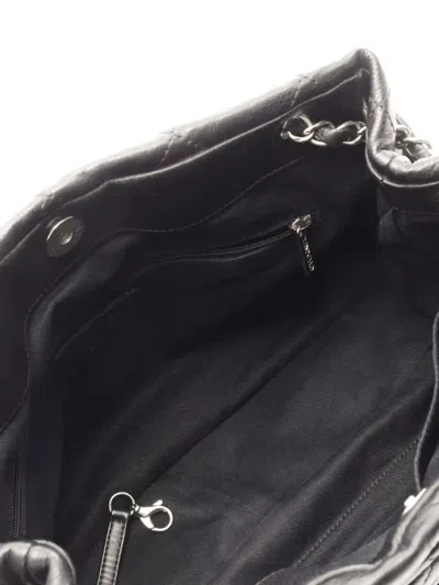 Pre-owned Chanel 2012-2013 Leather Tote Bag In Black