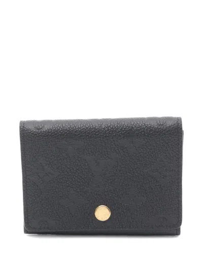 Pre-owned Louis Vuitton 2021 Amberop Cult De Visit Cardholder In Black