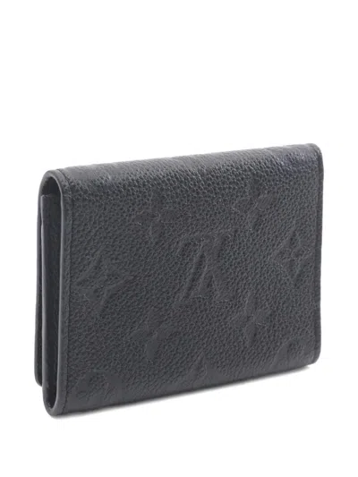 Pre-owned Louis Vuitton 2021 Amberop Cult De Visit Cardholder In Black