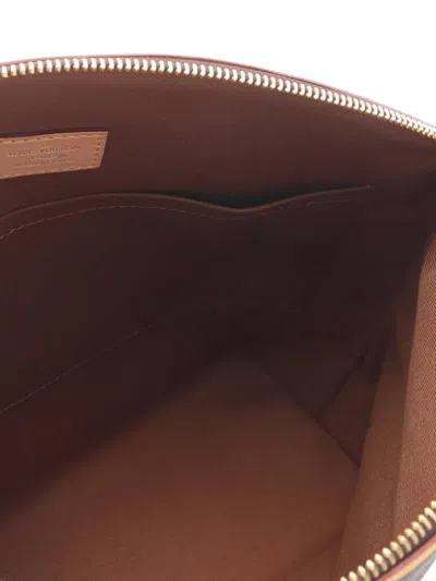 Pre-owned Louis Vuitton 2011 Lockit Tote Bag In Brown