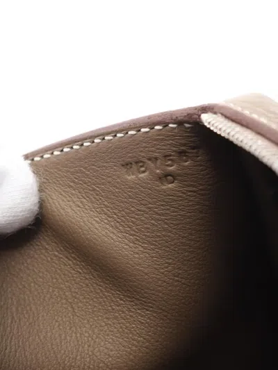 Pre-owned Hermes 2024 Lindy Clemence  Shoulder Mini Bag In Brown