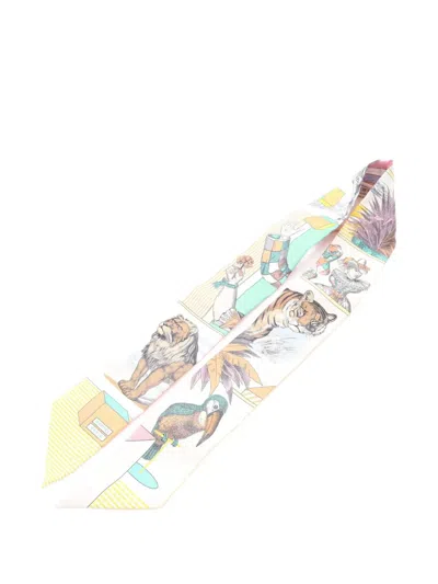 Pre-owned Hermes 2020s Grand Theatre Nouveau Silk Scarf