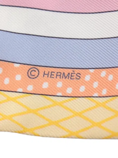 Pre-owned Hermes 2020s Grand Theatre Nouveau Silk Scarf
