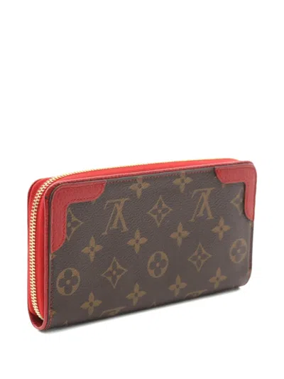 Pre-owned Louis Vuitton 2019 Retiro Zipper Wallet In Brown
