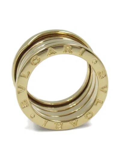 Pre-owned Bvlgari 2010s 18kt Yellow Gold B.zero1 Ring