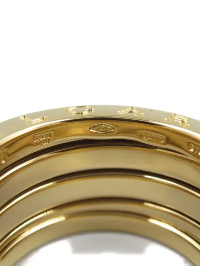 Pre-owned Bvlgari 2010s 18kt Yellow Gold B.zero1 Ring