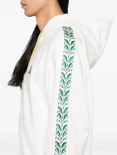 Casablanca Montagne Hoodie In White