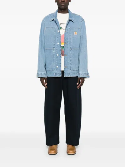 Carhartt Og Double Front Denim Jacket In Blue