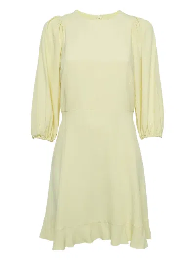 Pre-owned Valentino Ruffle-detailing Midi Dress