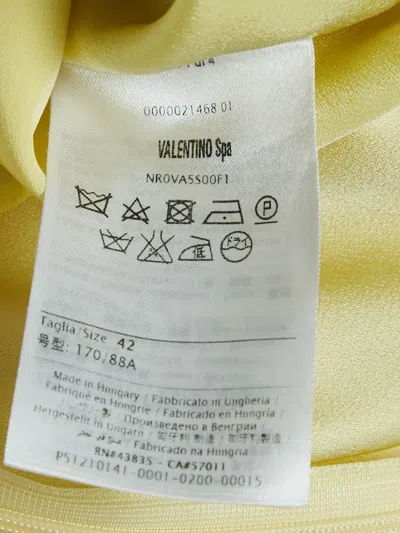 Pre-owned Valentino Ruffle-detailing Midi Dress