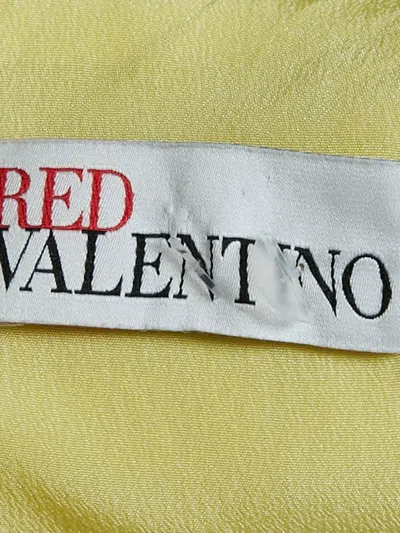 Pre-owned Valentino Ruffle-detailing Midi Dress