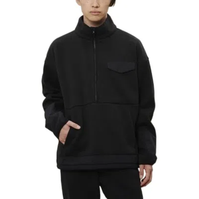 New Balance Met24 Half Zip Pullover 'black' In Black