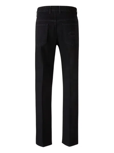Givenchy Straight-leg Cotton Blend Trousers With Subtle Branding