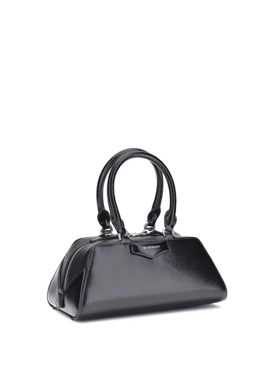 Givenchy Antigona East-west Mini Handbag In Black