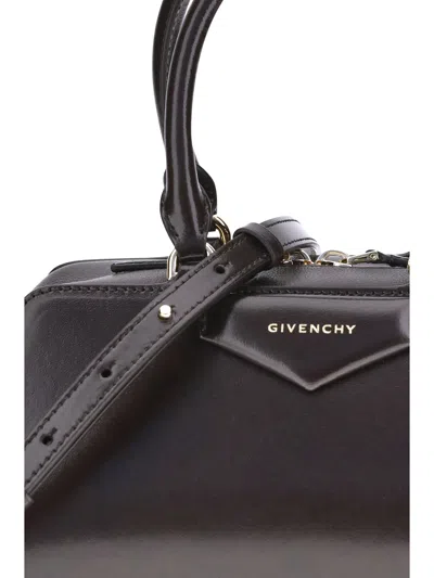 Givenchy Antigona East-west Mini Handbag In Black