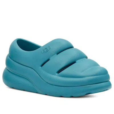 Ugg (wmns)  Sport Yeah Clog 'tidal Wave' In Blue
