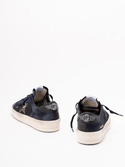 Golden Goose Deluxe Brand Men Stardan Under Net Star Low-top Leather Sneakers