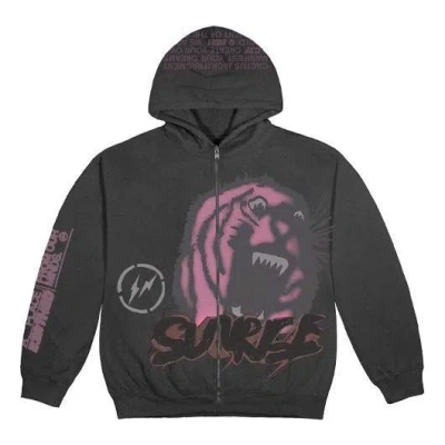 Travis Scott Cactus Jack For Fragment Sunrise Zip Up Hoodie 'black'