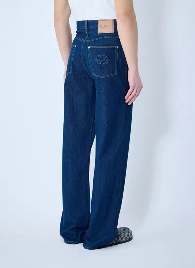 Gucci Men Slim Fit Denim Cotton Jeans