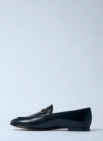 Gucci Women Jordaan Leather Loafers