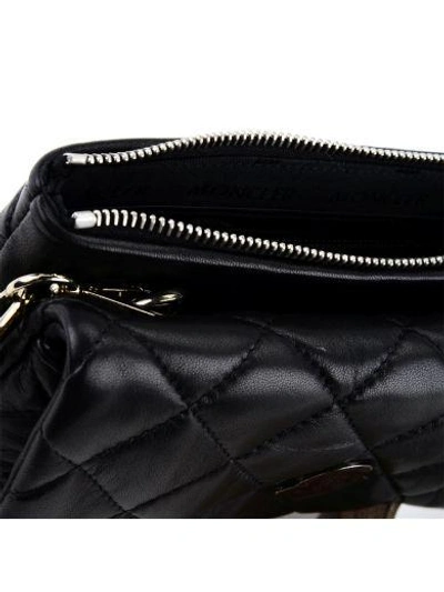 Shop Moncler Poppy Shoulder Bag In Nero