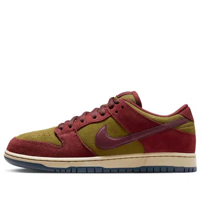 Nike Sb Dunk Low 'dark Team Red Olive Flak'