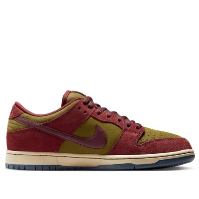 Nike Sb Dunk Low 'dark Team Red Olive Flak'