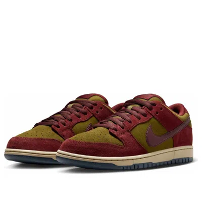 Nike Sb Dunk Low 'dark Team Red Olive Flak'