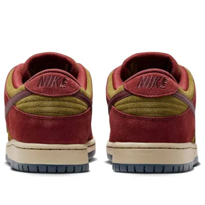 Nike Sb Dunk Low 'dark Team Red Olive Flak'