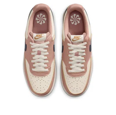 Nike (wmns)  Court Vision Low Next Nature 'particle Pink Midnight Navy'