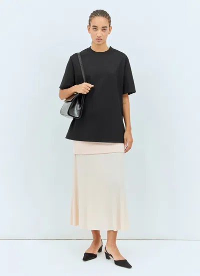 Jil Sander Women Layered Midi Skirt